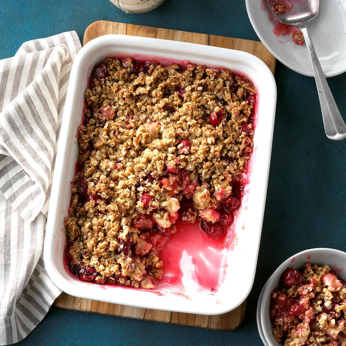 Take 5 Apple Cranberry Crisp