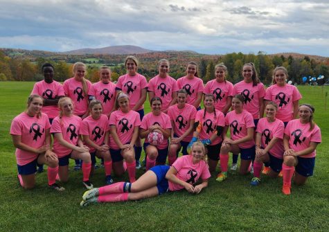 LR Girls Soccer Team Raised over $1,000 for Breast Cancer Awareness