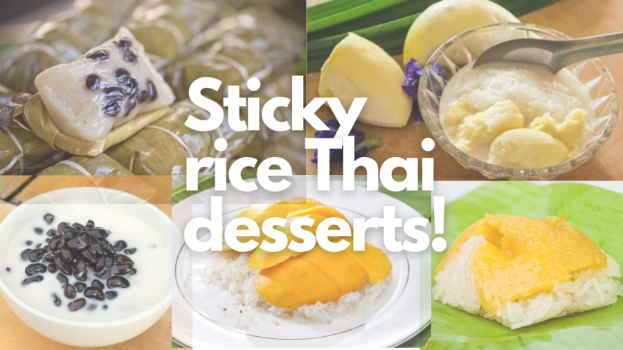 Sticky rice Thai desserts!