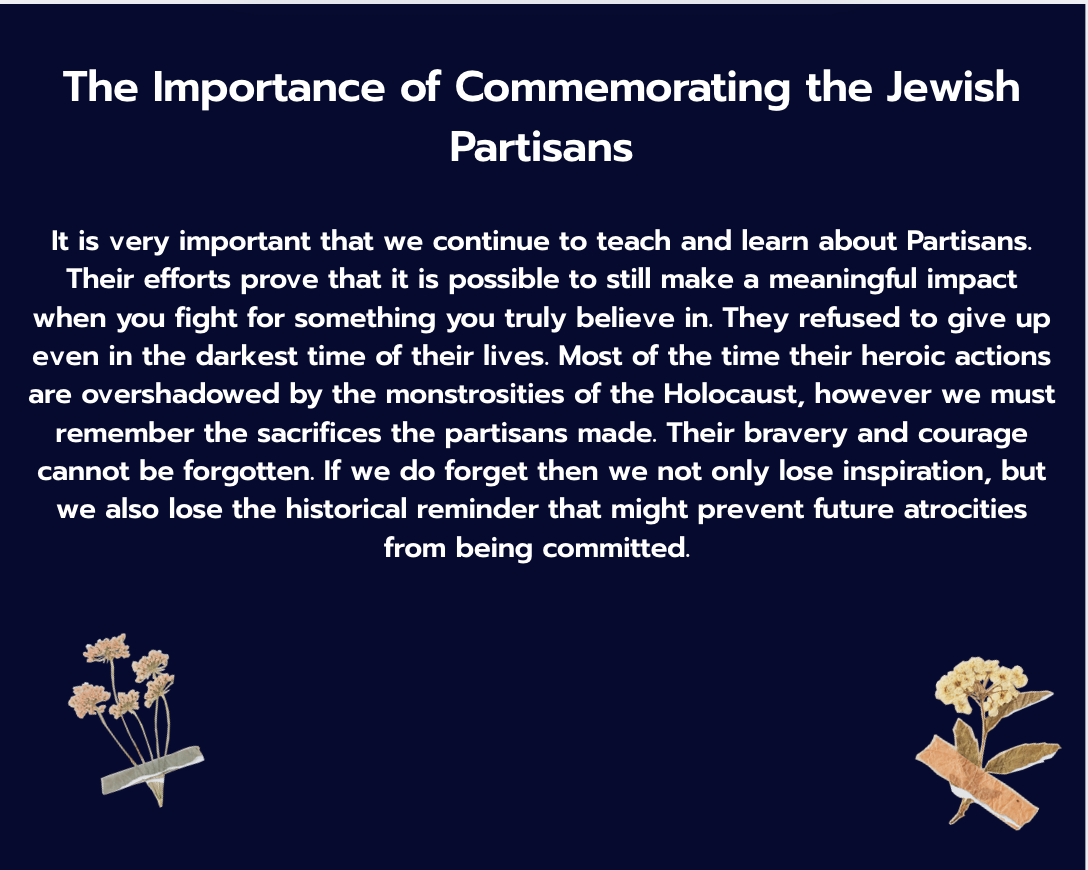 Remembering the Partisans of the Holocaust