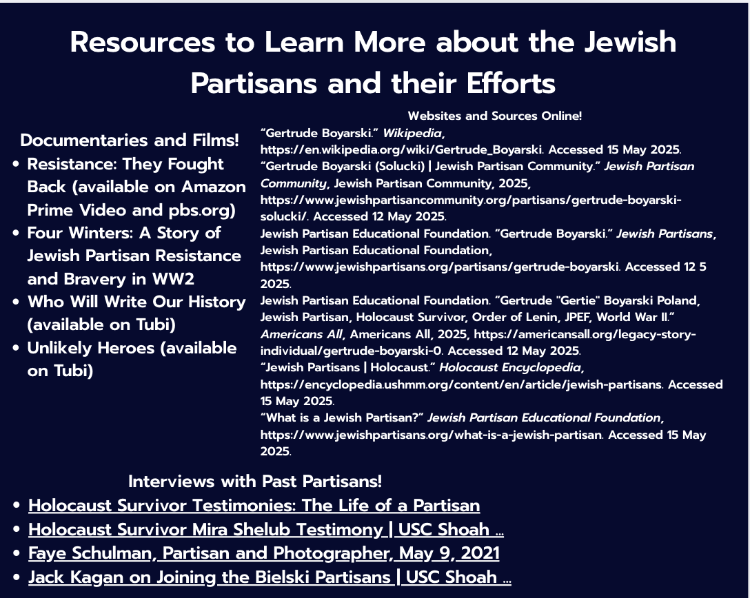 Remembering the Partisans of the Holocaust